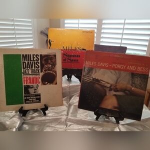 3 Vinyls Lp's by Miles Davis..Jazz Albums